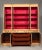 Hand-Painted & Decorated Front Neoclassical Style Breakfront Secretary Bookcase For Sale - Image 10 of 11