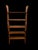 Vintage solid wood shelf from the 1950s/60s with metal support on the back for wall mounting