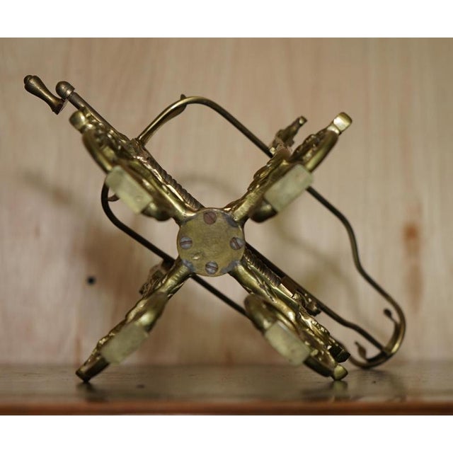 Antique Victorian French Brass Mechanical Wine Pourer Add a Touch of Class!, 1880 For Sale - Image 10 of 11