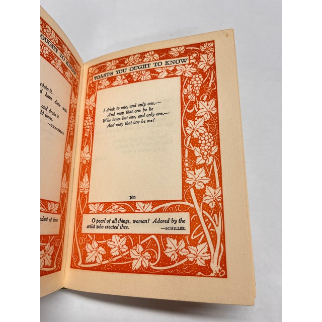 1908 Toasts You Ought to Know Book For Sale - Image 10 of 11
