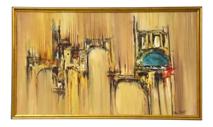 1960s Rita Frost Abstract Painting