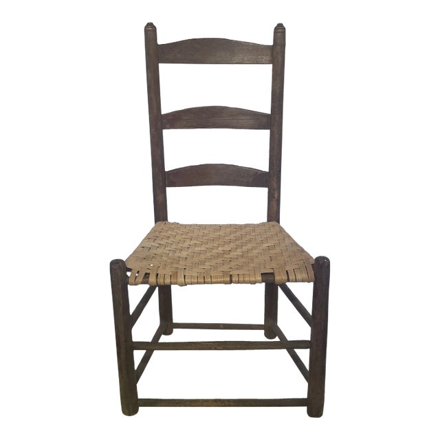 Early American Ladder Back Chair Chairish