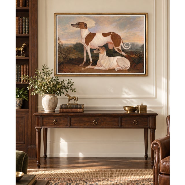 English Vintage Greyhound Dog Art Print by Charles Hancock - 24" X 16" For Sale - Image 3 of 9