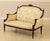 French Meyer Gunther French Louis XVI Upholstered Loveseat For Sale - Image 3 of 18