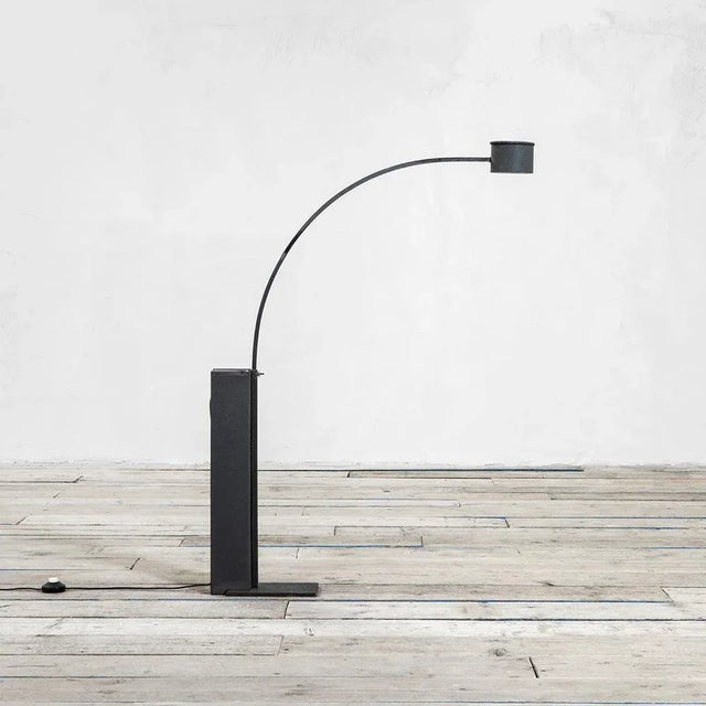 Mod. 1096 Adjustable Floor Lamp in Steel with Ashtray by Gino Sarfatti for Arteluce, 1971 For Sale - Image 11 of 11