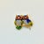 Figurative 1980s Vintage Boho Chic Arts & Crafts Two Owls on a Branch Brooch. For Sale - Image 3 of 5