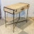 1950s Bar Table Crafted With Vintage French Luggage & Custom Iron Base For Sale - Image 5 of 13