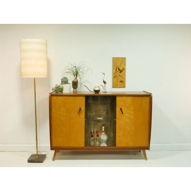 Brown Mid-Century Sideboard with Bar, Germany, 1960s For Sale - Image 8 of 18