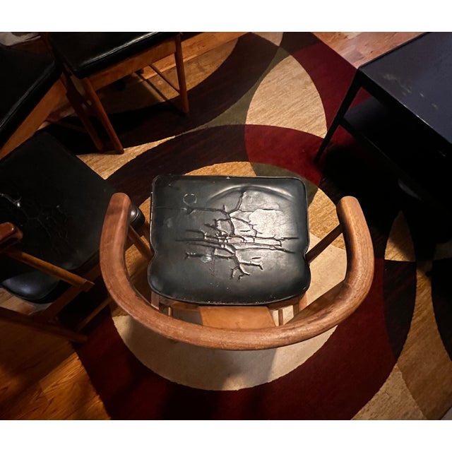 1960s 1960s 4 Mid Century Modern Dining Chairs From American Furniture Company Inc. For Sale - Image 5 of 11