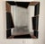 2020s Modern Walnut & Black Glass Mirror For Sale - Image 5 of 6