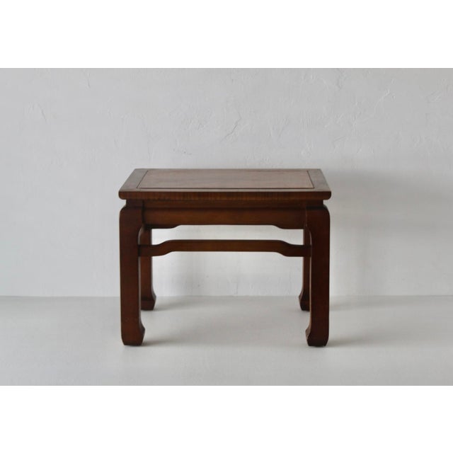 Vintage Ming Style Convertible Side Table Stool Mid-Century For Sale - Image 10 of 15