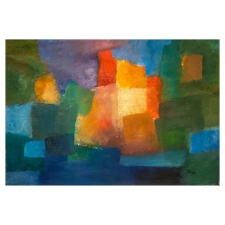 Gilbert Pauli, Perpétuer, Oil on Burlap, 2003 For Sale