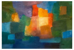 Gilbert Pauli, Perpétuer, Oil on Burlap, 2003