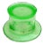 Mid-Century Modern Vintage Green Glass Hat Match Striker / Pyrogene For Sale - Image 3 of 5