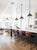 Mid-Century Modern 2 Arc Dome Kitchen Lights For Sale - Image 3 of 3