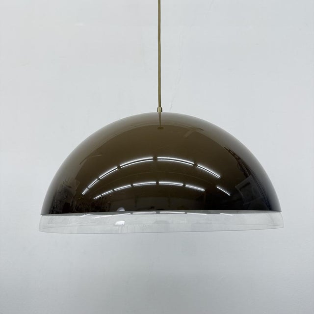 Mushroom Hanging Lamp, 1970s For Sale - Image 9 of 18