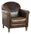 Club Chair in Sheepskin Leather For Sale