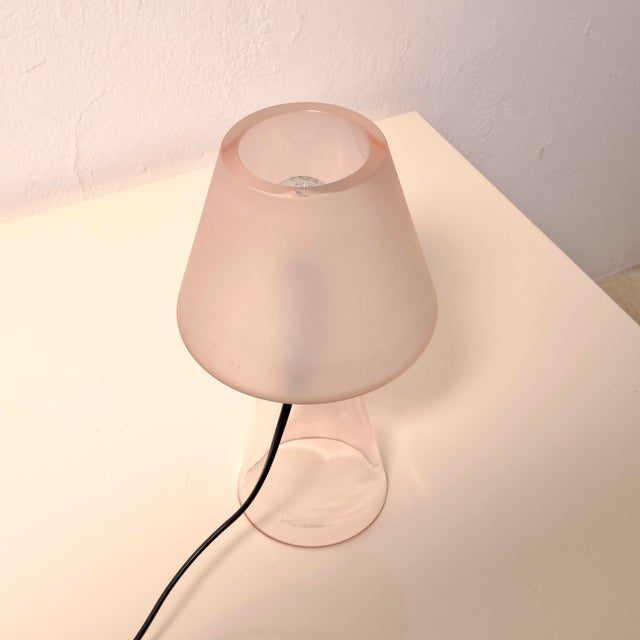 Eco Murano Glass Table Lamp by De Majo, 1970s For Sale - Image 11 of 16