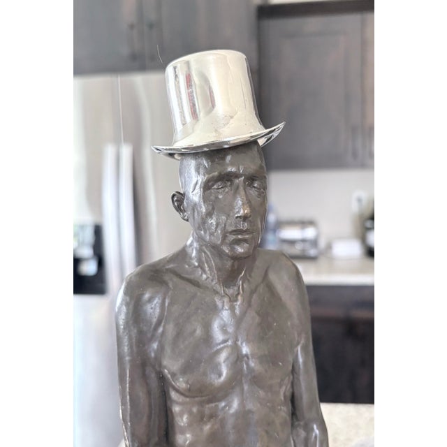 At 1.5” high X 2.75” long and 2.50” wide, this handsome silver plate top hat is perfect for the formal individual or the...