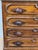Antique Victorian Chestnut Four Drawer Marble Top Dresser C. 1900 For Sale - Image 4 of 8
