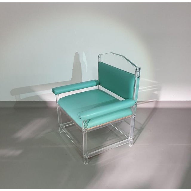 Acrylic Glass Chair, 1980s For Sale - Image 15 of 18