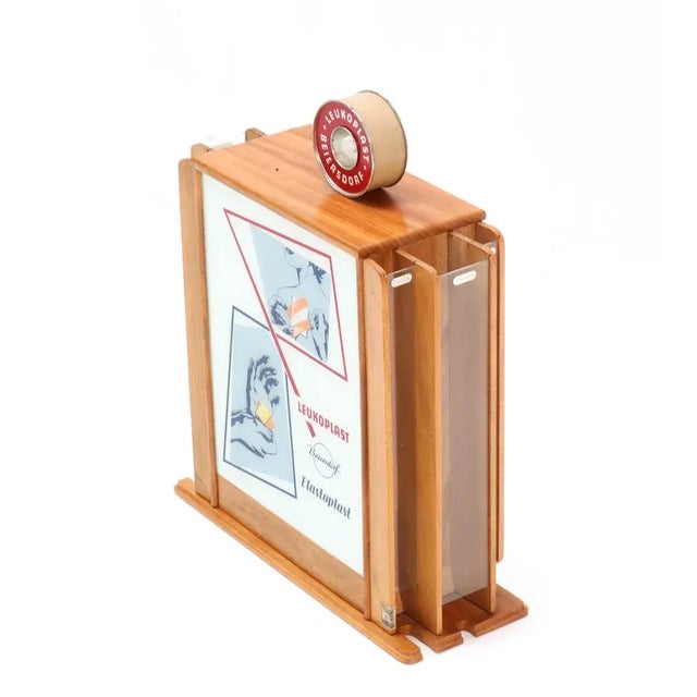 Mid-Century Modern Advertising Cabinet from Leukoplast Beiersdorf, 1950s For Sale - Image 4 of 10