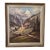 Early 20th Century Mid Century Modern Oil Painting Alpine Church Landscape by Othmar Wagner Austria For Sale