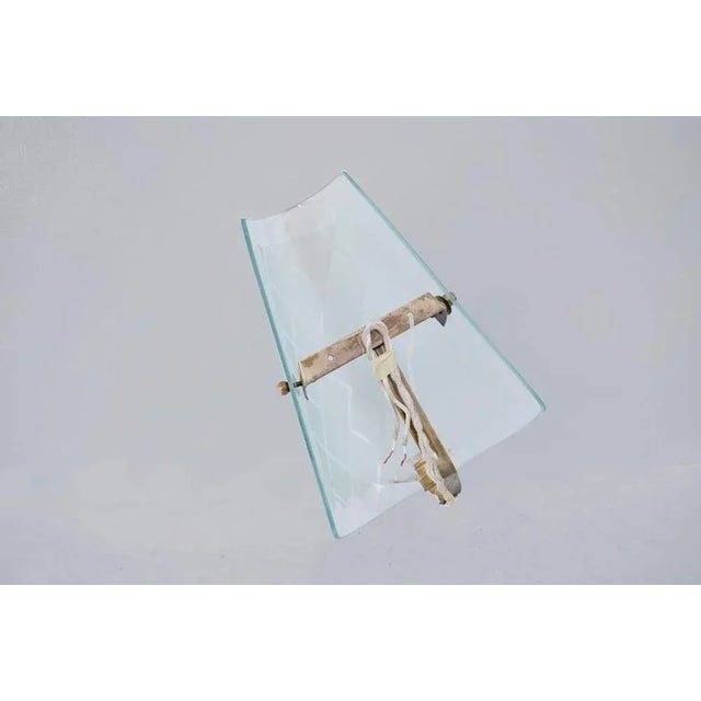 Wall Lights in Glass, 1950s, Set of 2 For Sale - Image 3 of 5