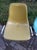 Mid Century Fiberglass Shell Dining Chair Ochre Stackable For Sale - Image 4 of 4