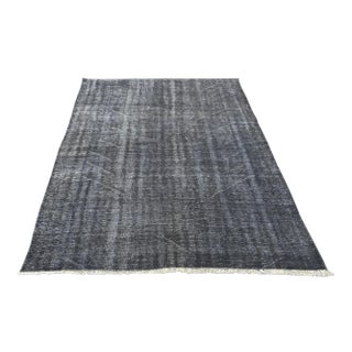 1960s Vintage Turkish Oushak Rug - 5′6″ × 7′10″ For Sale