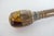 Victorian Natural Horn & Snakeskin Antique Walking Stick Gadget Cane With Hidden Corkscrew For Sale - Image 3 of 11