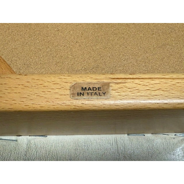 1980s Italian Modern Beech Dining Chairs - Set of 4 For Sale - Image 10 of 10