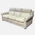 The Conover 3 seat sofa features rolled-arms, leather upholstery with semi-attached back and seat cushions. Brand: Ethan...
