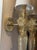 Glass Murano Gold Venetian Style Flower Sconces - a Pair For Sale - Image 7 of 8