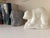 Stone Pair of Signed Eugene Gauss Marble Animal Sculptures, Polar Bear (1973) & Elephant (1975) For Sale - Image 7 of 10