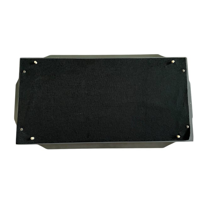 Vintage 1940s French Style Hollywood Regency Beveled Vanity Mirror With Gilt Floral Accents For Sale - Image 10 of 10