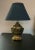 1960s Brass Aladdin Lamp With Navy Blue Shade For Sale - Image 5 of 7