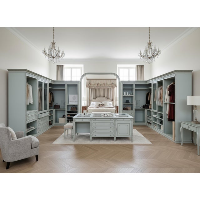 Open Walk-in Closet with Central Island, 1990, Set of 11 For Sale - Image 9 of 10