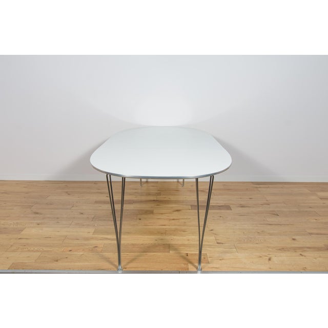Mid-Century Modern Extendable Ellipse B612 Dining Table by Piet Hein & Bruno Mathsson for Fritz Hansen, 1960s For Sale - Image 13 of 18