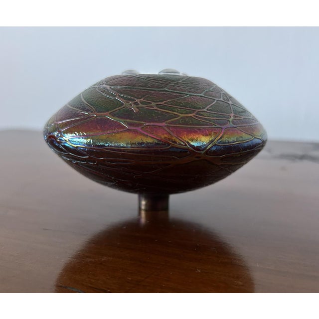 Art Nouveau Spinning Top Vase, Johann Loetz, 1920s For Sale - Image 14 of 16