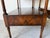 Wood 1960’s Vintage Weiman Heirloom Quality Mahogany & Tooled Leather Top Tiered End Tables on Casters – A Pair For Sale - Image 7 of 12