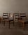 A set of four vintage ‘Minett’ dining chairs by Swedish designer Yngve Ekström for Troeds Bjärnum, Sweden, 1960s. The...