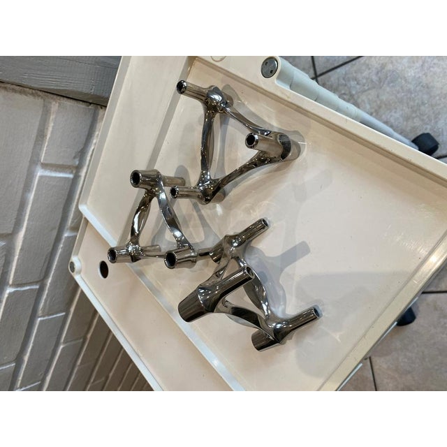 Silver Modular Candleholders from BMF Nagel, 1970s, Set of 3 For Sale - Image 8 of 18