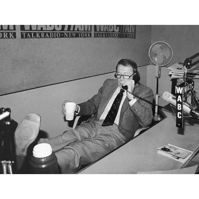Bob Grant - Radio Personality at WOR NYC march 10, 1994 Photographer Fred McDarrah Over a 50-year span, McDarrah...