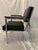 This vintage chrome and black upholstered Eck-Adams chair is a great piece of modern functional furniture that will add a...