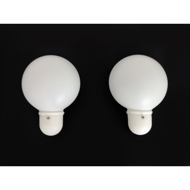 Vintage Italian Lightbulb-Shaped Wall Sconces, 1980s, Set of 2 For Sale - Image 11 of 11