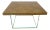 Milo Baughman Style Burlwood Coffee Table For Sale