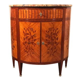 19th Century French Demilune Cabinet For Sale