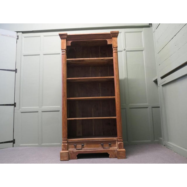 6ft Tall Open Front Bookcase with Drawer This is an excellently designed and attractive piece, it has decorative sides...