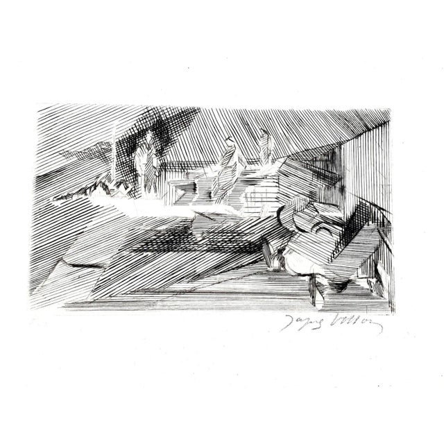 Jacques Villon - Landscape - Original Etching 1949 For Sale - Image 9 of 9